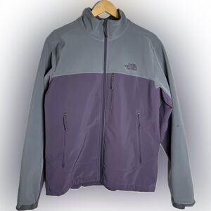 The North Face Men's Two-Tone Gray and Purple Jacket